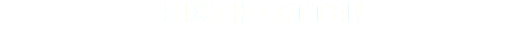 Sixth letter